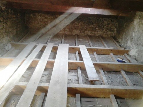 Nettoyage des combles